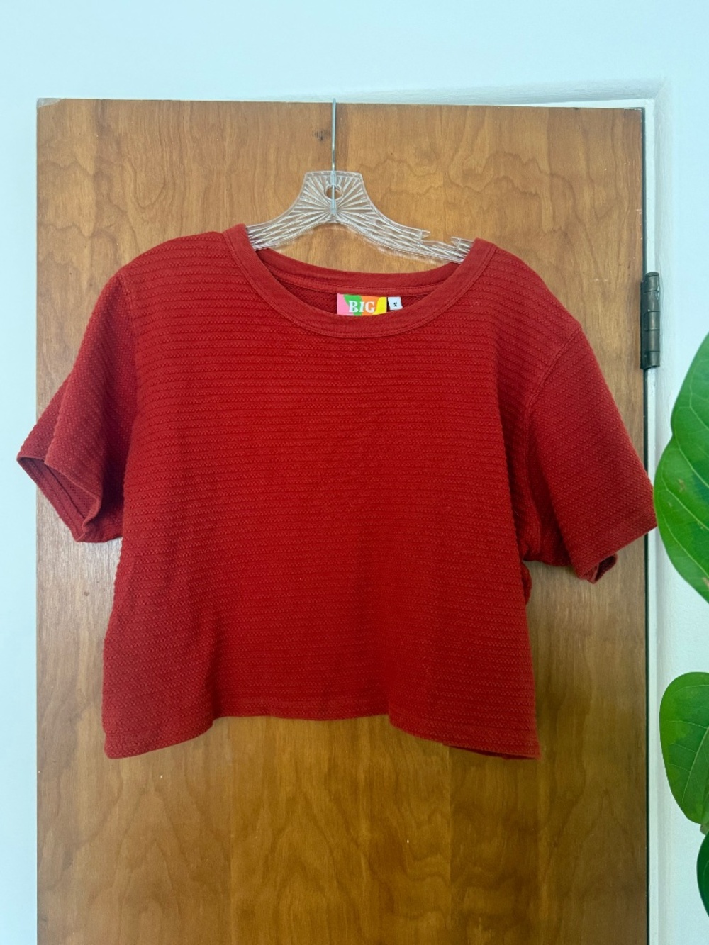 Big Bud Press Honeycomb Shirt in Paprika (Small)